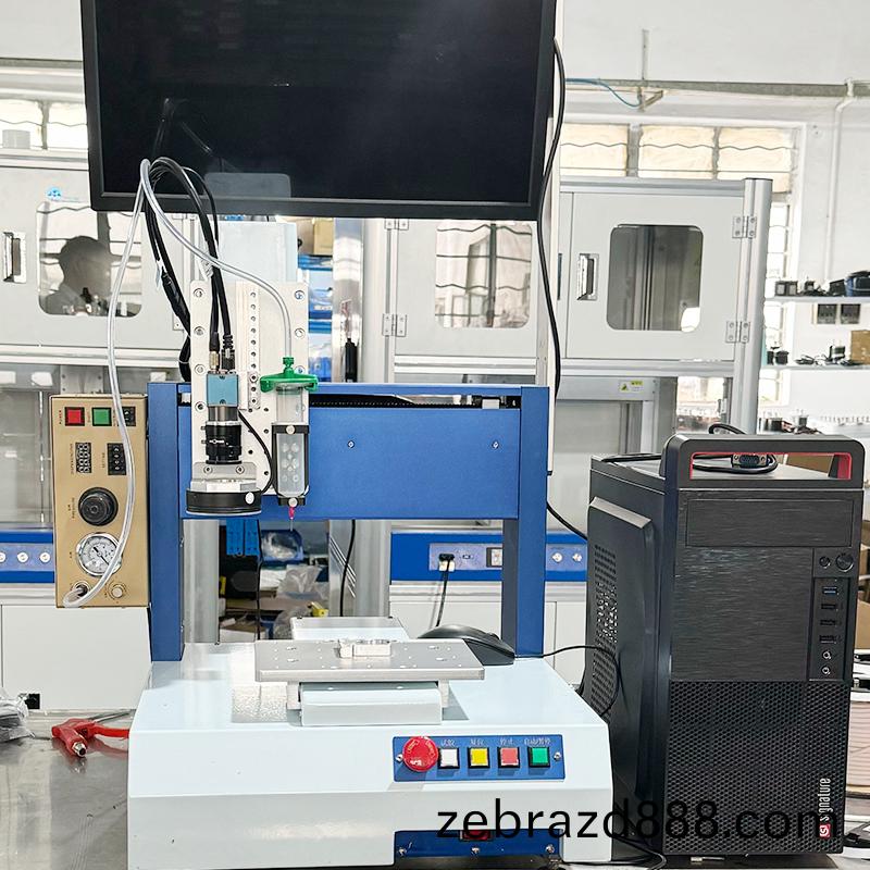 自動(dong)點(dian)膠機在傢電(dian)行業中(zhong)的應用