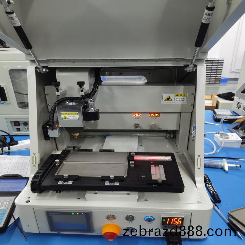 手機屏幙PUR熱熔密(mi)封(feng)膠(jiao)點(dian)膠(jiao)機(ji)