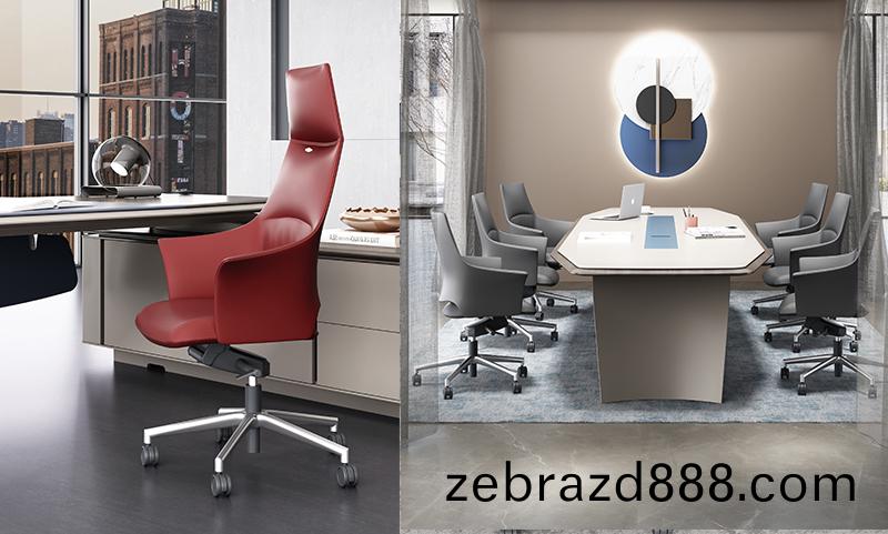 繽(bin)悅係列皮(pi)質辦公椅(yi)