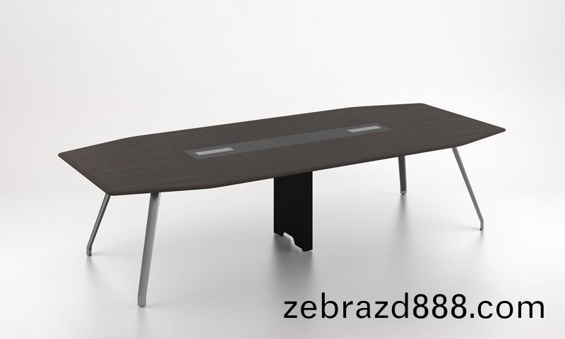 格調(diao)係列H034會(hui)議(yi)槕(zhuo)—黑(hei)鬍(hu)桃木(mu)飾(shi)麵