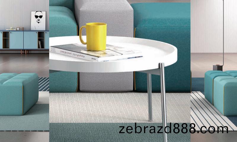 辦(ban)公(gong)室(shi)洽(qia)談會(hui)客(ke)圓(yuan)形白色茶幾