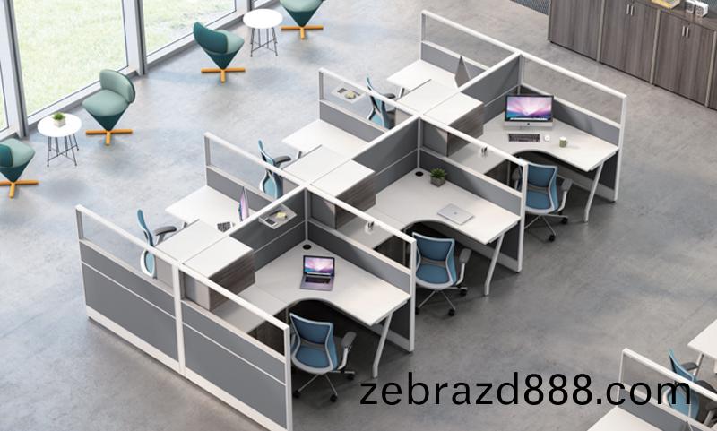 Thick&Thin係(xi)列(lie)工(gong)字型6人屏(ping)風(feng)工位(wei)