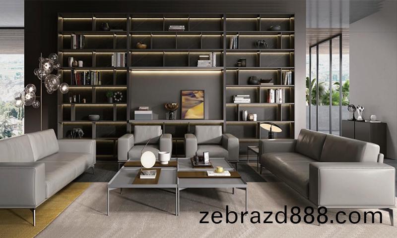 Desso悳舒係列牛皮辦(ban)公沙髮(fa)