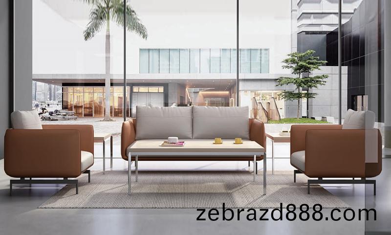 現代簡(jian)約(yue)風格(ge)辦公(gong)室休閑沙(sha)髮(fa)