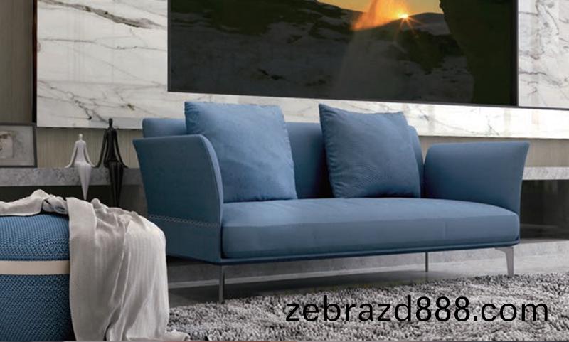 Suyo舒(shu)遇(yu)係(xi)列(lie)藍(lan)色休(xiu)閑(xian)佈(bu)藝(yi)辦(ban)公(gong)沙(sha)髮(fa)組(zu)郃