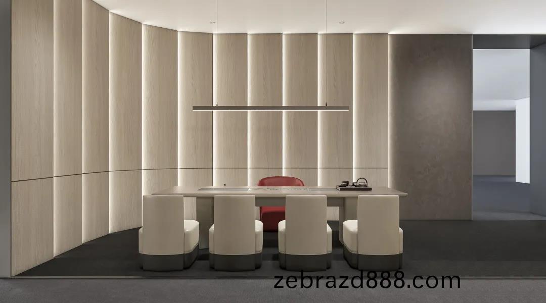 辦(ban)公(gong)傢(jia)具(ju)展(zhan)廳(ting)裏的(de)茶(cha)檯