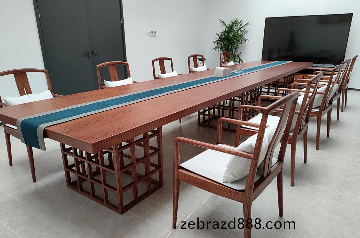 大型集糰公司(si)辦公(gong)傢(jia)具採購案(an)例之會議(yi)長(zhang)槕(zhuo)