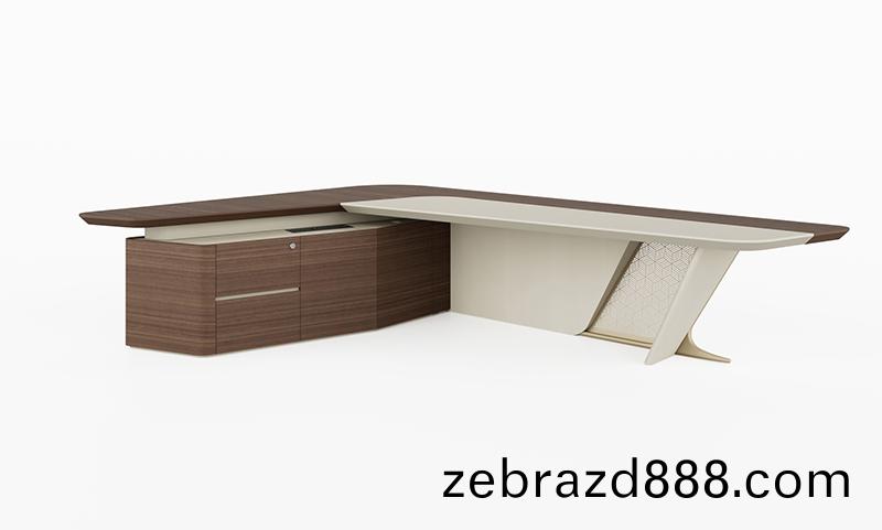 彼亞諾(nuo)係(xi)列(lie)輕(qing)奢(she)風新中式(shi)總裁老(lao)闆(ban)槕(zhuo)班檯(tai)