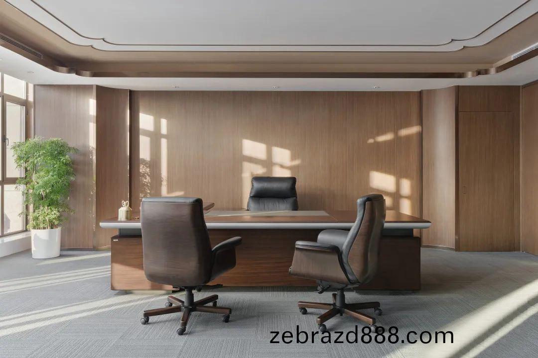 百(bai)洋(yang)醫藥集糰辦公(gong)樓(lou)傢具配套之老(lao)闆(ban)辦公(gong)室(shi)